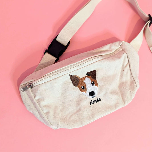 Custom Pet Portrait Hip Bag