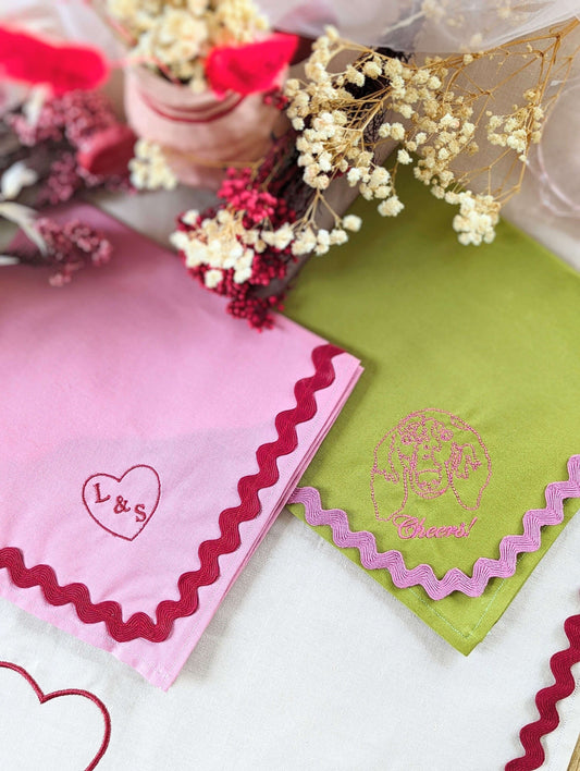 Embroidered Custom Napkin